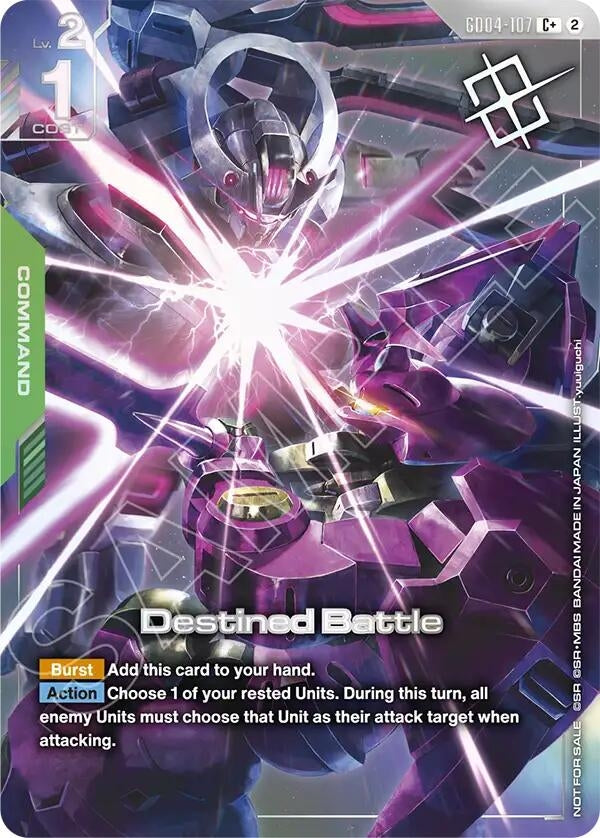 Image for Destined Battle (Store Tournament Winner Pack 06) [GD04-107] (GCG-PR) - Gundam Card Game