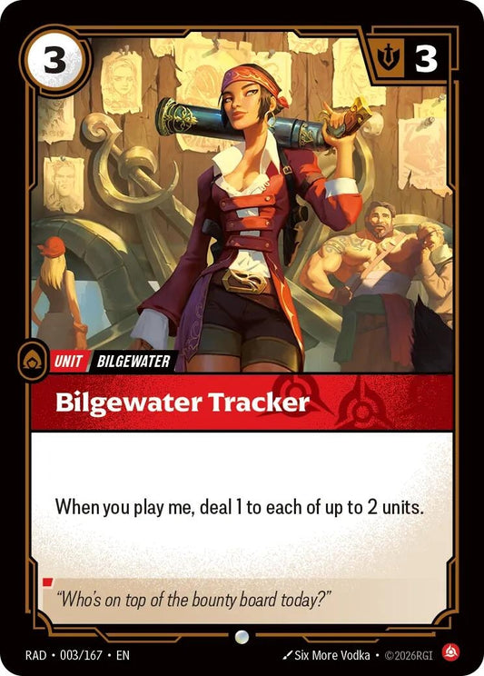 Image for Bilgewater Tracker [003/167] (RAD) - Riftbound: League of Legends Trading Card Game