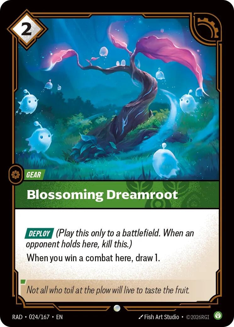 Image for Blossoming Dreamroot [024/167] (RAD) - Riftbound: League of Legends Trading Card Game