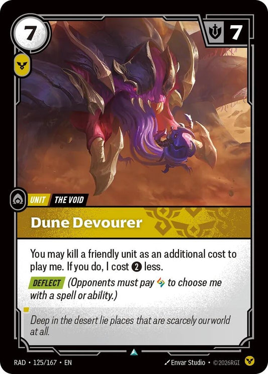 Image for Dune Devourer [125/167] (RAD) - Riftbound: League of Legends Trading Card Game