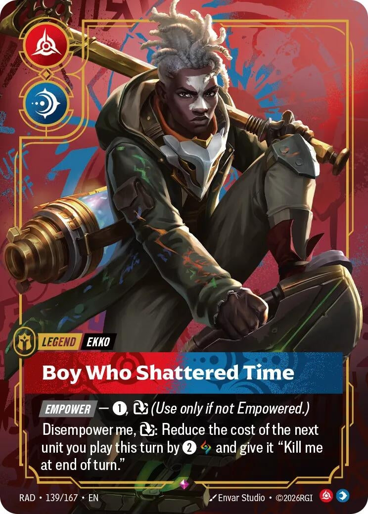 Image for Ekko, Boy Who Shattered Time [139/167] (RAD) - Riftbound: League of Legends Trading Card Game