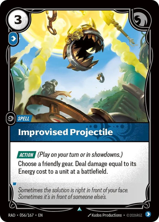 Image for Improvised Projectile [056/167] (RAD) - Riftbound: League of Legends Trading Card Game