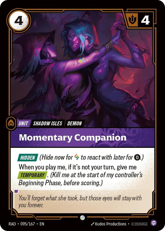 Image for Momentary Companion [095/167] (RAD) - Riftbound: League of Legends Trading Card Game