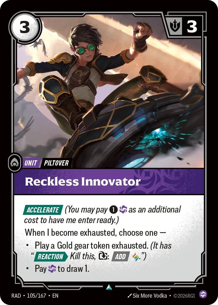 Image for Reckless Innovator [105/167] (RAD) - Riftbound: League of Legends Trading Card Game