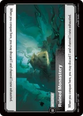 Image for Ruined Monastery [166/167] (RAD) - Riftbound: League of Legends Trading Card Game