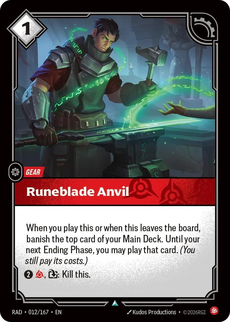 Image for Runeblade Anvil [012/167] (RAD) - Riftbound: League of Legends Trading Card Game