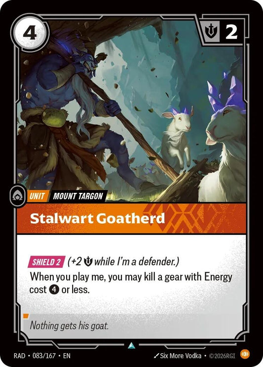 Image for Stalwart Goatherd [083/167] (RAD) - Riftbound: League of Legends Trading Card Game