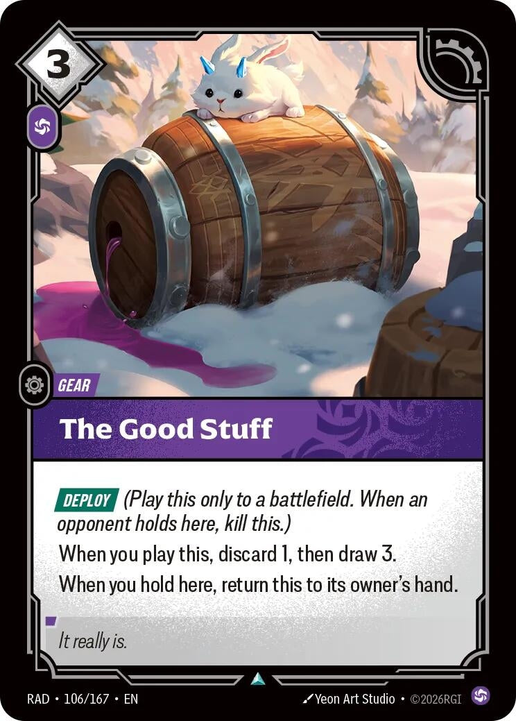 Image for The Good Stuff [106/167] (RAD) - Riftbound: League of Legends Trading Card Game