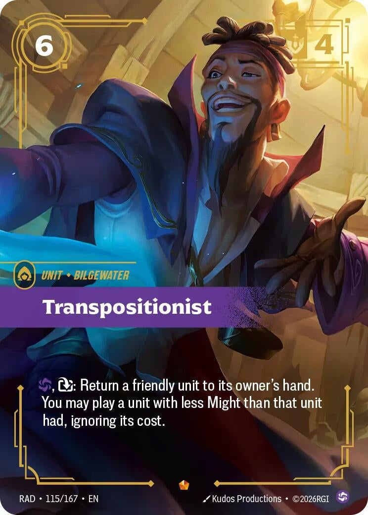 Image for Transpositionist [115/167] (RAD) - Riftbound: League of Legends Trading Card Game
