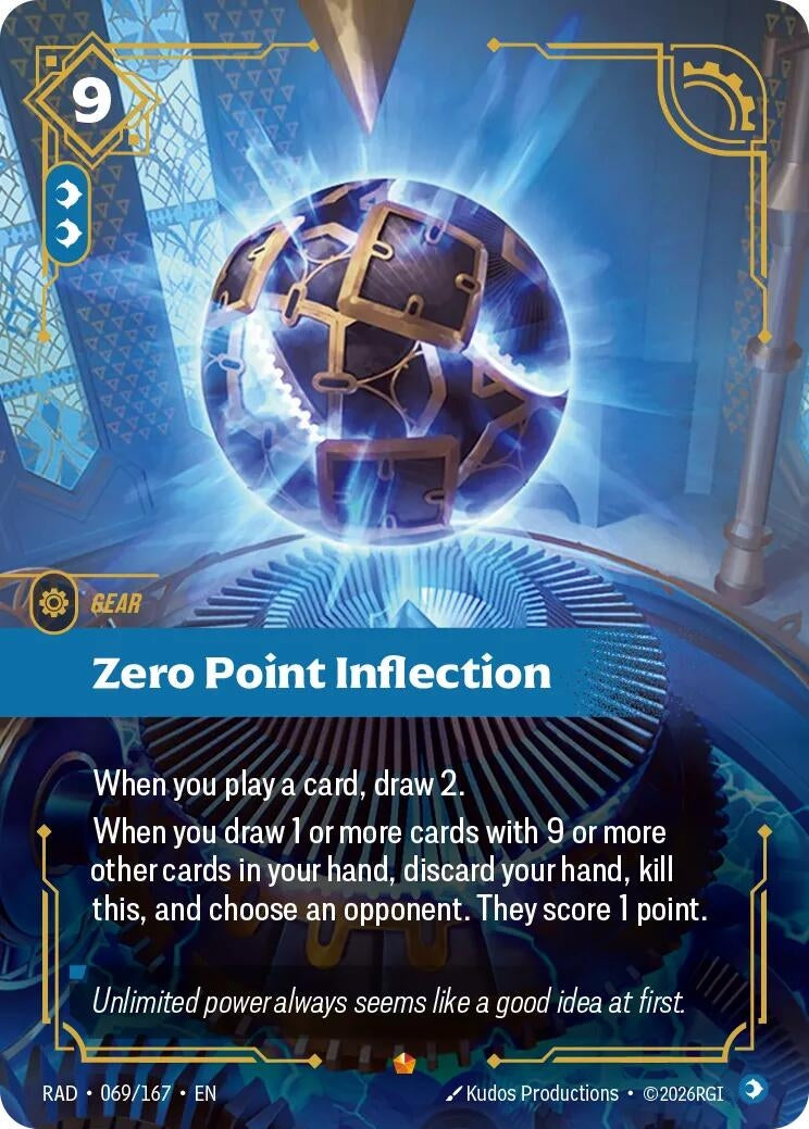 Image for Zero Point Inflection [069/167] (RAD) - Riftbound: League of Legends Trading Card Game