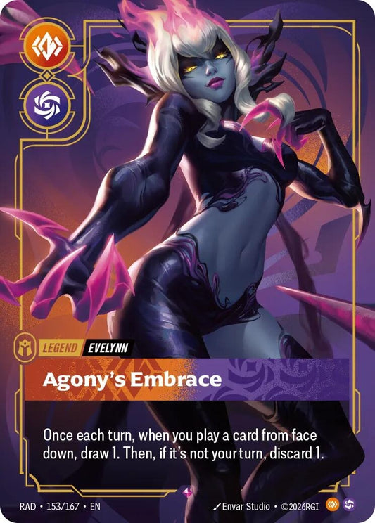 Image for Evelynn, Agony's Embrace [153/167] (RAD) - Riftbound: League of Legends Trading Card Game