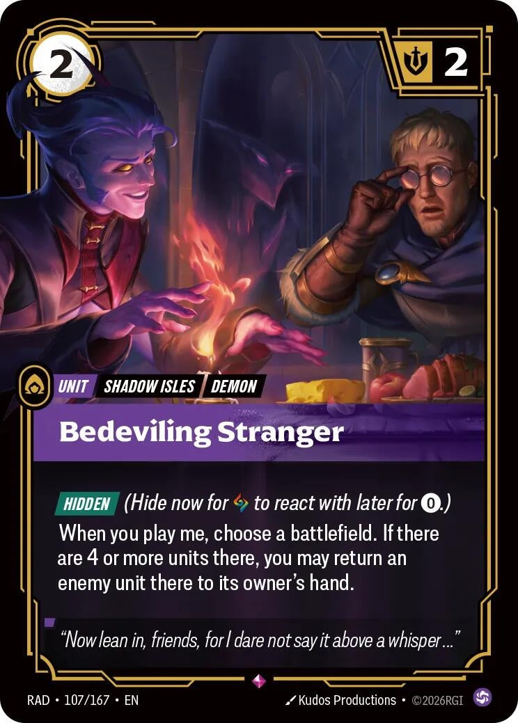 Image for Bedeviling Stranger [107/167] (RAD) - Riftbound: League of Legends Trading Card Game