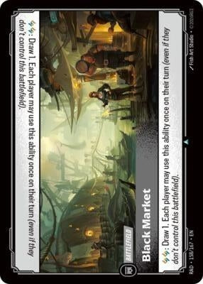 Image for Black Market [158/167] (RAD) - Riftbound: League of Legends Trading Card Game