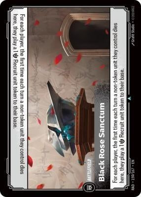 Image for Black Rose Sanctum [159/167] (RAD) - Riftbound: League of Legends Trading Card Game