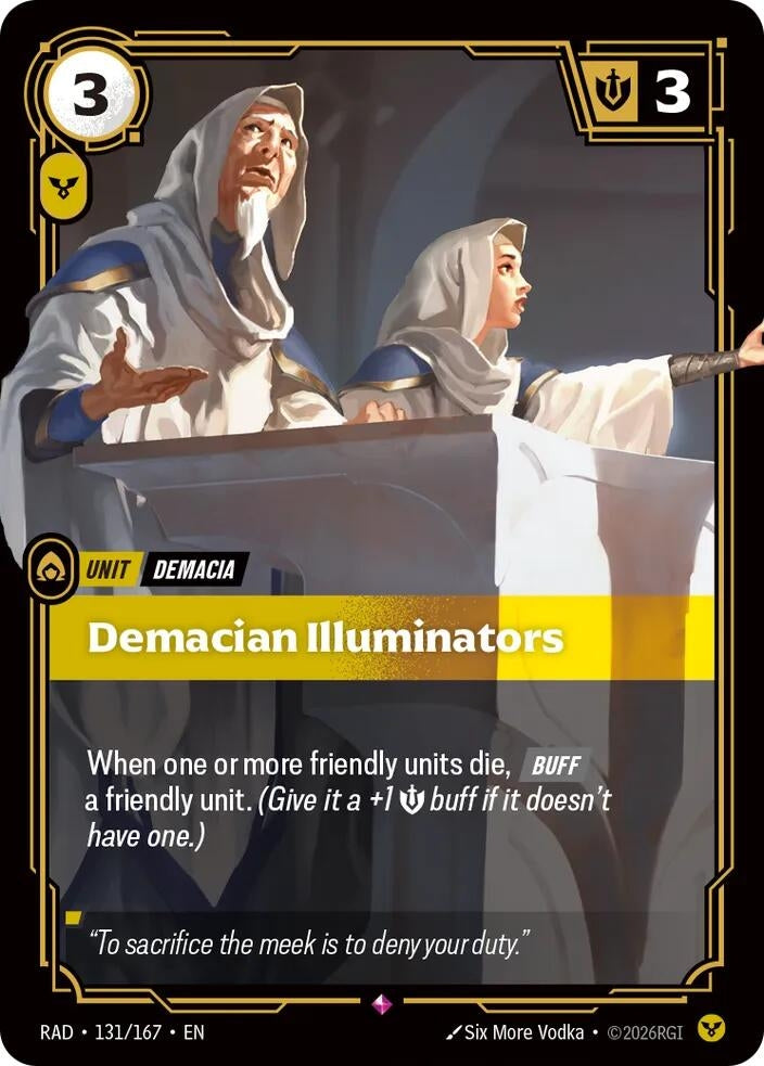 Image for Demacian Illuminators [131/167] (RAD) - Riftbound: League of Legends Trading Card Game