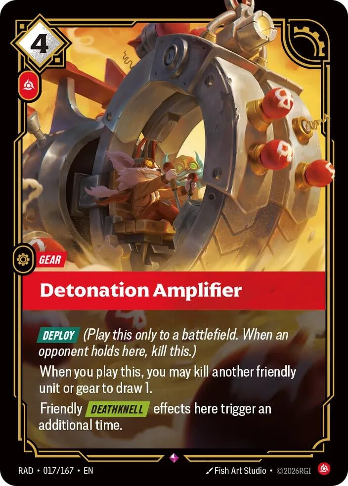 Image for Detonation Amplifier [017/167] (RAD) - Riftbound: League of Legends Trading Card Game