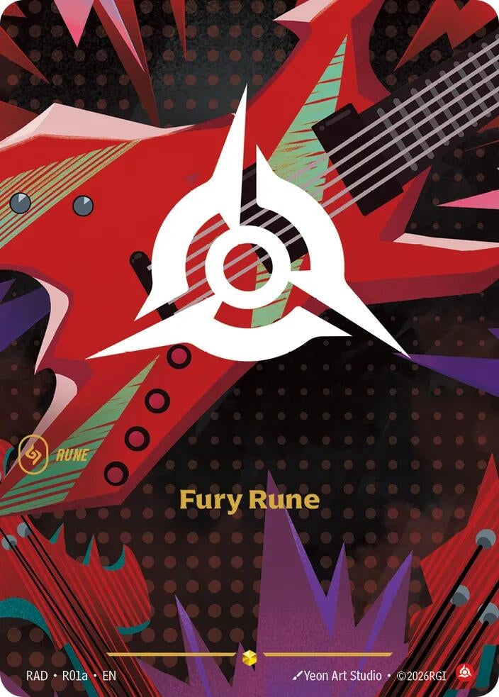 Image for Fury Rune (R01a) [R01a] (RAD) - Riftbound: League of Legends Trading Card Game
