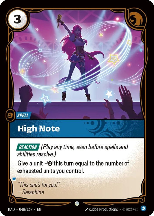 Image for High Note [048/167] (RAD) - Riftbound: League of Legends Trading Card Game