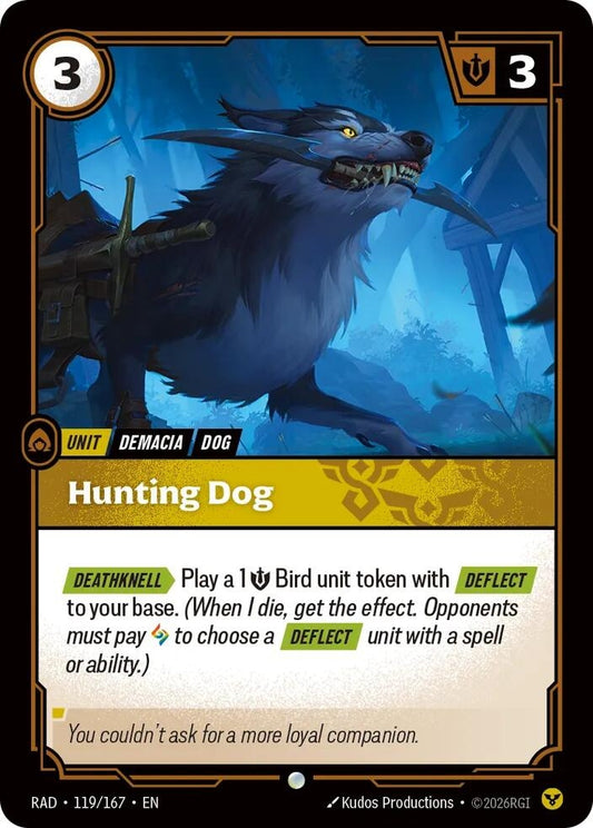 Image for Hunting Dog [119/167] (RAD) - Riftbound: League of Legends Trading Card Game