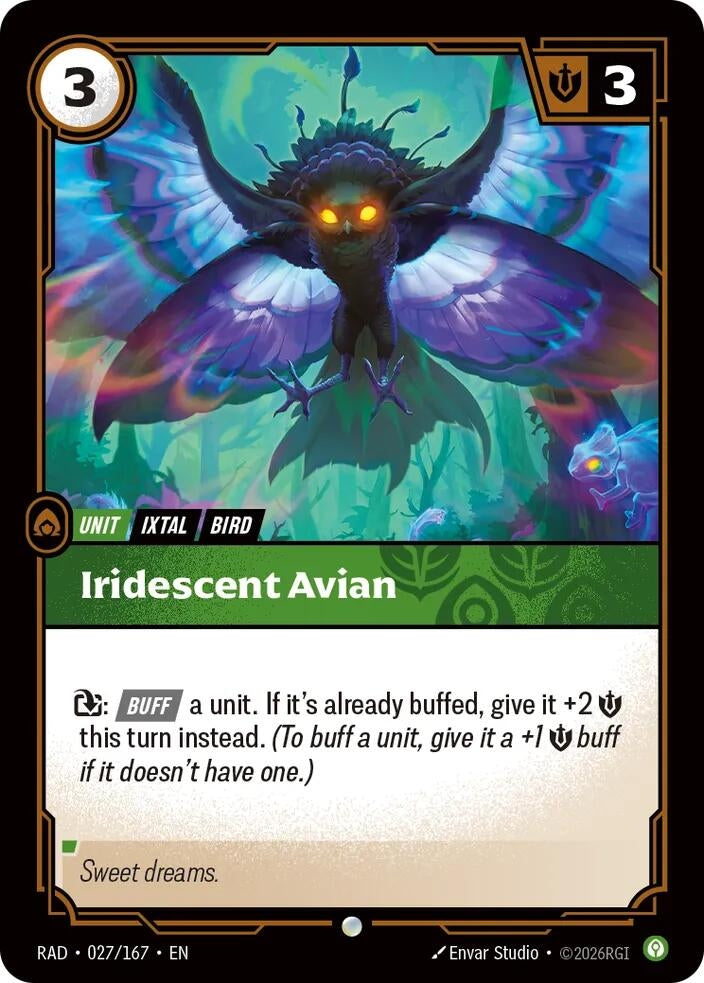 Image for Iridescent Avian [027/167] (RAD) - Riftbound: League of Legends Trading Card Game