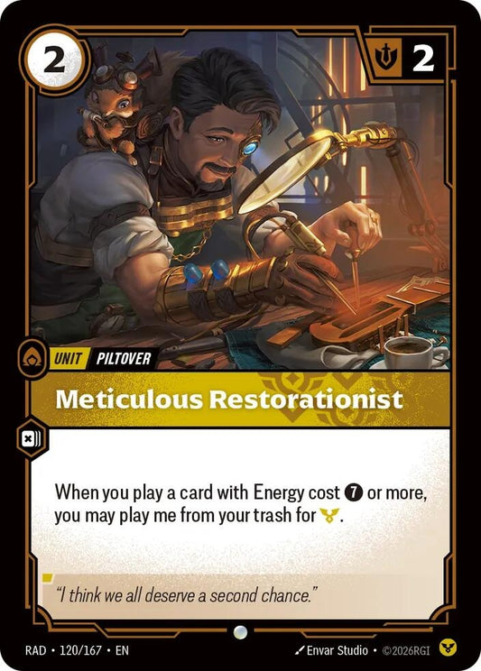 Image for Meticulous Restorationist [120/167] (RAD) - Riftbound: League of Legends Trading Card Game