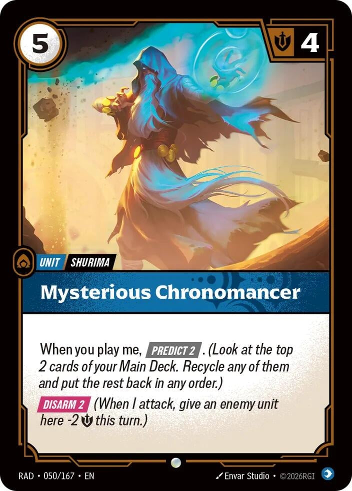 Image for Mysterious Chronomancer [050/167] (RAD) - Riftbound: League of Legends Trading Card Game