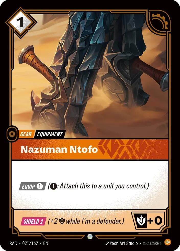 Image for Nazuman Ntofo [071/167] (RAD) - Riftbound: League of Legends Trading Card Game