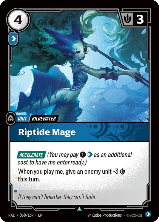 Image for Riptide Mage [058/167] (RAD) - Riftbound: League of Legends Trading Card Game