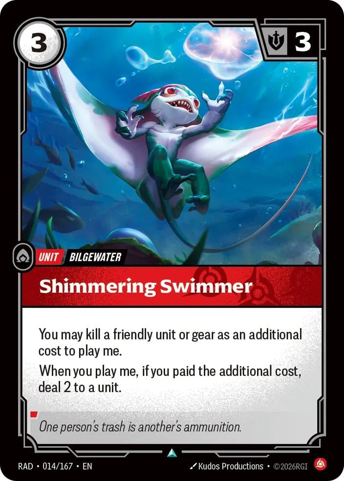 Image for Shimmering Swimmer [014/167] (RAD) - Riftbound: League of Legends Trading Card Game