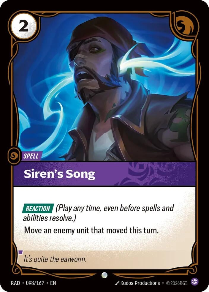 Image for Siren's Song [098/167] (RAD) - Riftbound: League of Legends Trading Card Game