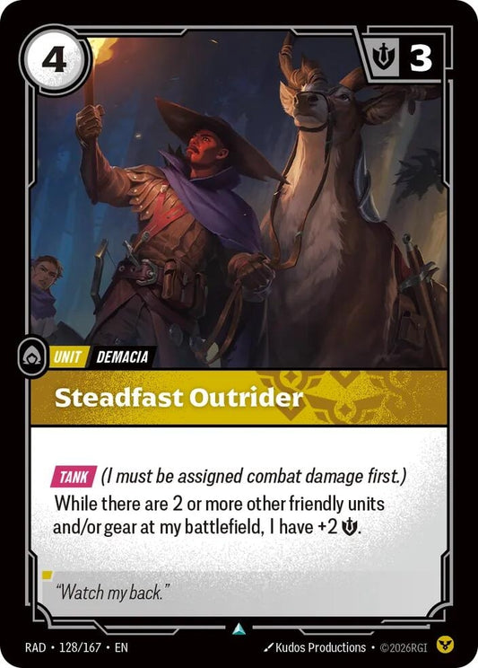 Image for Steadfast Outrider [128/167] (RAD) - Riftbound: League of Legends Trading Card Game