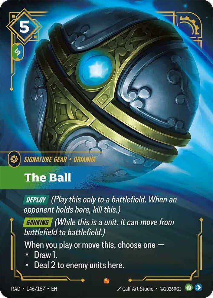Image for The Ball [146/167] (RAD) - Riftbound: League of Legends Trading Card Game