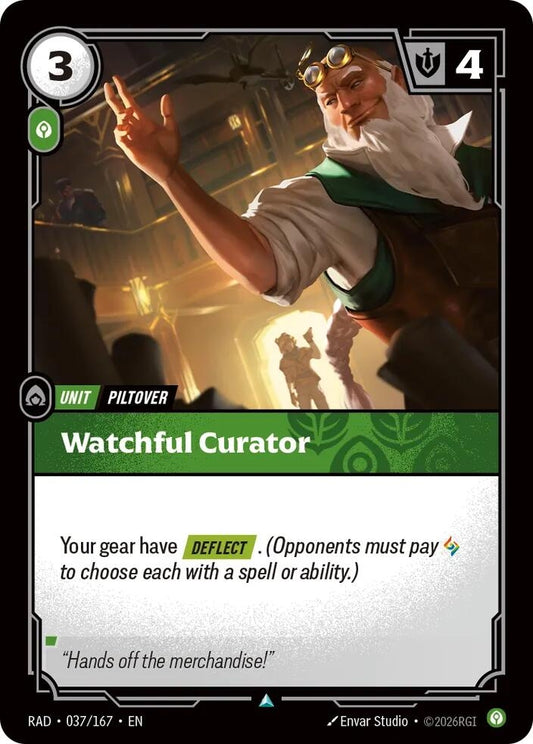 Image for Watchful Curator [037/167] (RAD) - Riftbound: League of Legends Trading Card Game