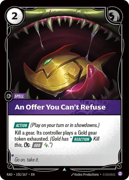 Image for An Offer You Can't Refuse [101/167] (RAD) - Riftbound: League of Legends Trading Card Game