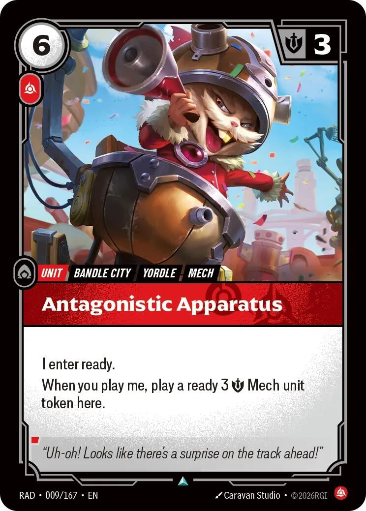 Image for Antagonistic Apparatus [009/167] (RAD) - Riftbound: League of Legends Trading Card Game