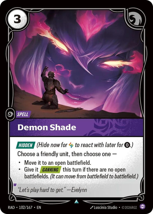 Image for Demon Shade [102/167] (RAD) - Riftbound: League of Legends Trading Card Game