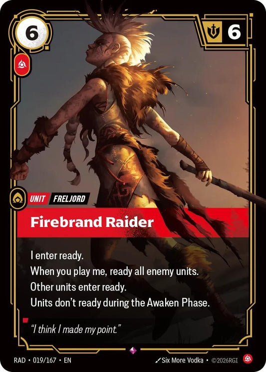 Image for Firebrand Raider [019/167] (RAD) - Riftbound: League of Legends Trading Card Game