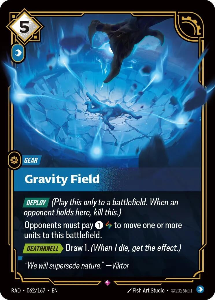 Image for Gravity Field [062/167] (RAD) - Riftbound: League of Legends Trading Card Game