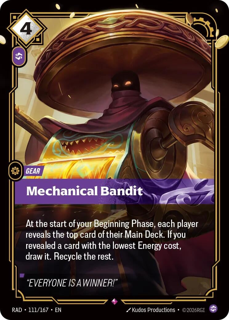 Image for Mechanical Bandit [111/167] (RAD) - Riftbound: League of Legends Trading Card Game
