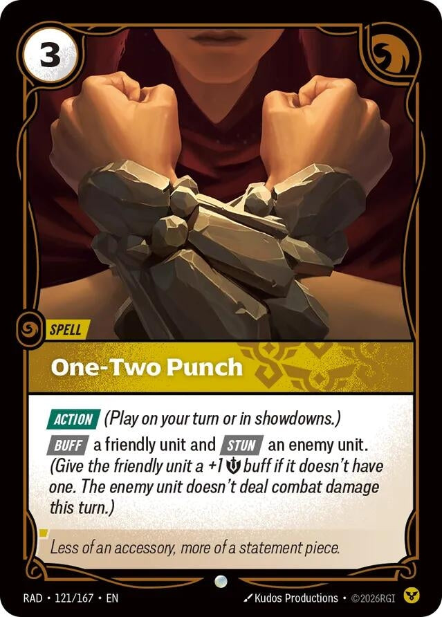 Image for One-Two Punch [121/167] (RAD) - Riftbound: League of Legends Trading Card Game