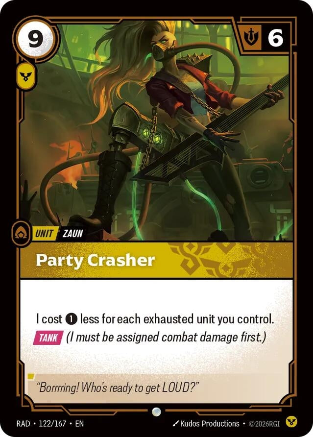 Image for Party Crasher [122/167] (RAD) - Riftbound: League of Legends Trading Card Game