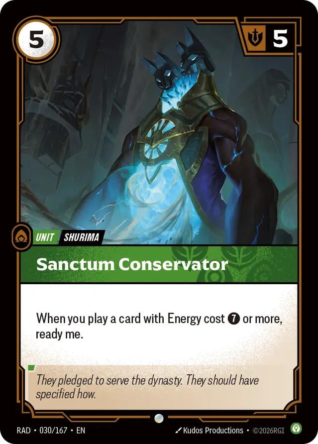 Image for Sanctum Conservator [030/167] (RAD) - Riftbound: League of Legends Trading Card Game