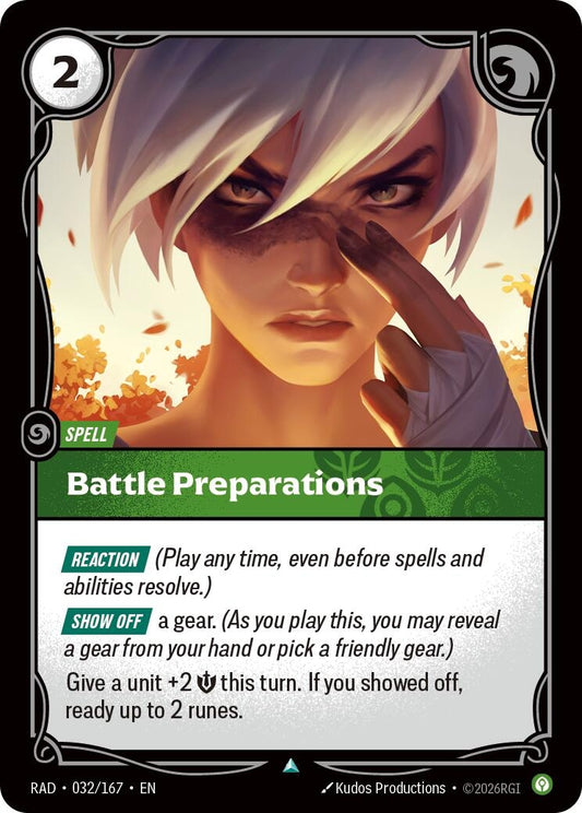 Image for Battle Preparations [032/167] (RAD) - Riftbound: League of Legends Trading Card Game