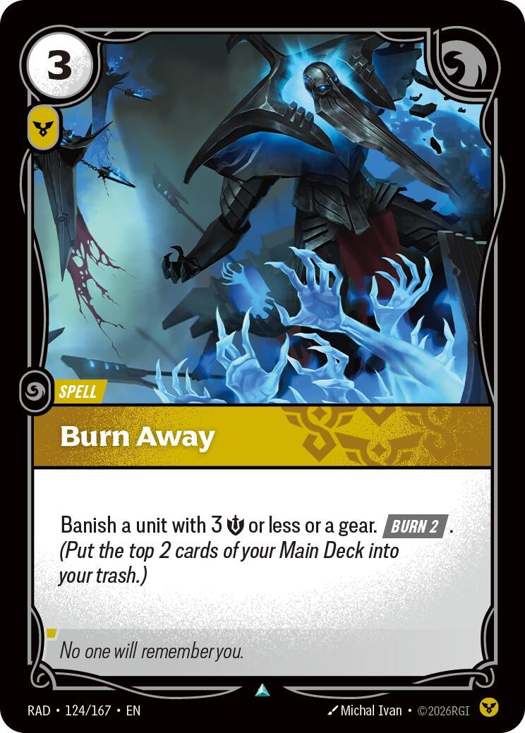 Image for Burn Away [124/167] (RAD) - Riftbound: League of Legends Trading Card Game