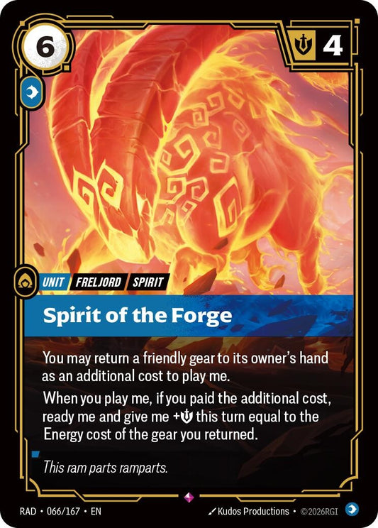 Image for Spirit of the Forge [066/167] (RAD) - Riftbound: League of Legends Trading Card Game