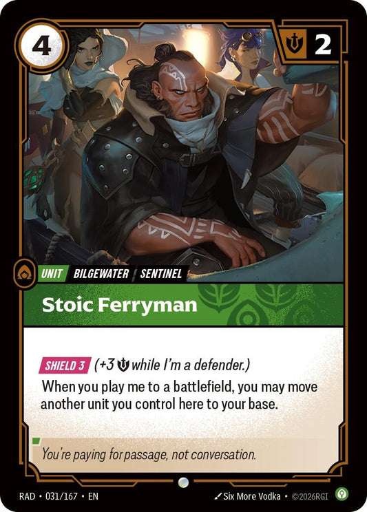 Image for Stoic Ferryman [031/167] (RAD) - Riftbound: League of Legends Trading Card Game
