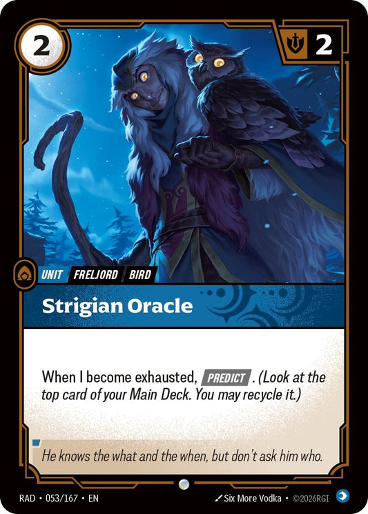 Image for Strigian Oracle [053/167] (RAD) - Riftbound: League of Legends Trading Card Game