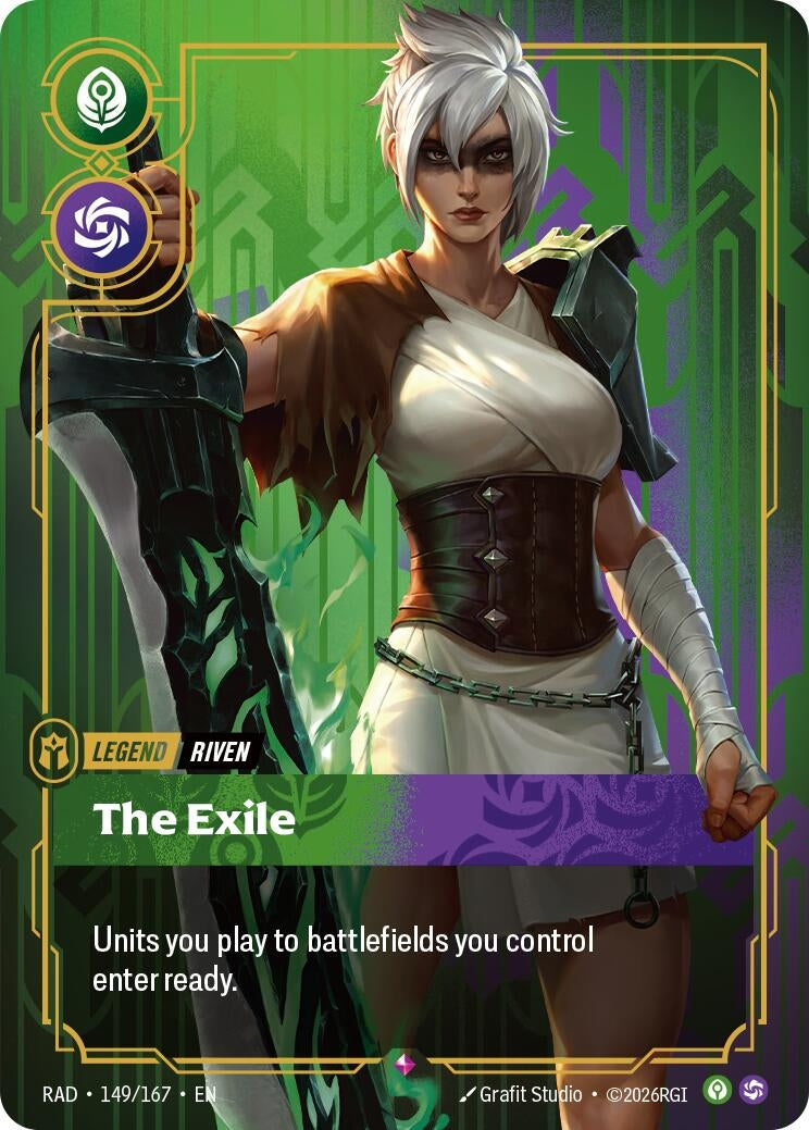 Image for Riven, The Exile [149/167] (RAD) - Riftbound: League of Legends Trading Card Game