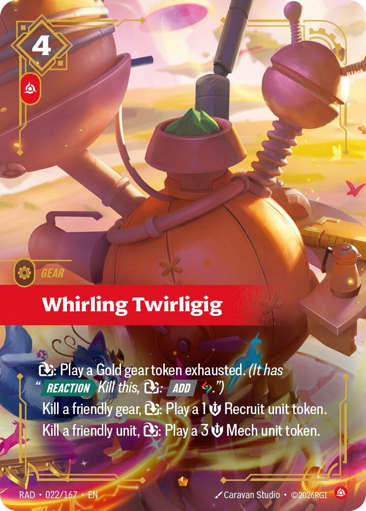 Image for Whirling Twirligig [022/167] (RAD) - Riftbound: League of Legends Trading Card Game