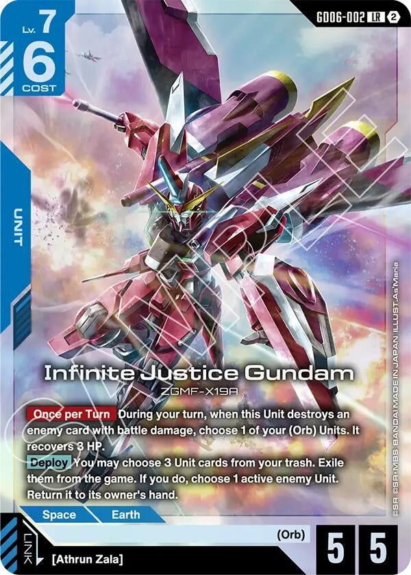 Image for Infinite Justice Gundam [GD06-002] (GD06) - Gundam Card Game